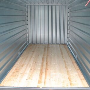 Contenedor de almacenamiento LC2, galvanizado, con puerta de dos hojas, Al. 2190 × An. 2180 × Pr. 2230 mm