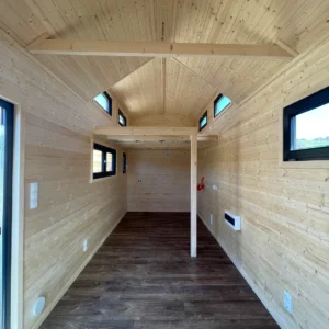 Tiny House Aurora – Casa Móvil sobre Ruedas con Altillo