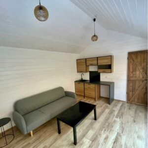 Casa Móvil 10 × 3,5 m – 35 m² – Planta con 2 Dormitorios y Salón